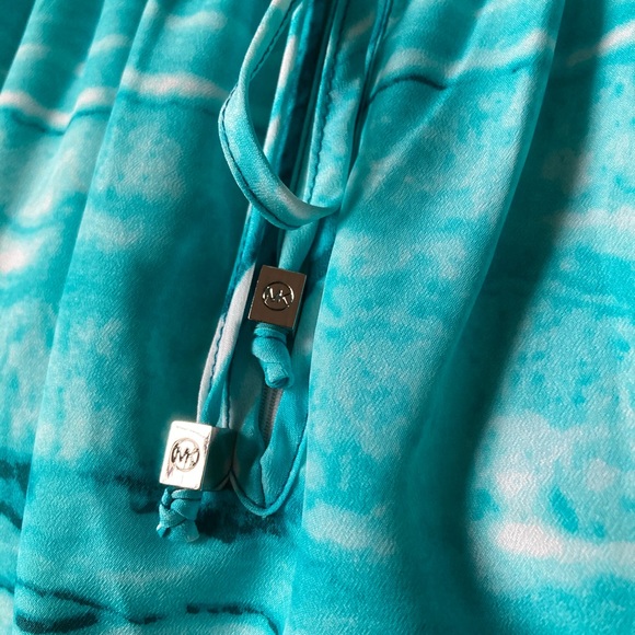 NWT Michael by Michael Kors turquoise dress - Picture 3 of 10